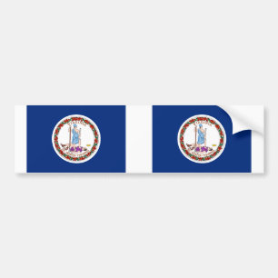Virginia State flag Bumper Sticker