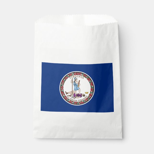 Virginia State Flag Favour Bags (Front)