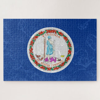 Virginia State Flag Jigsaw Puzzle