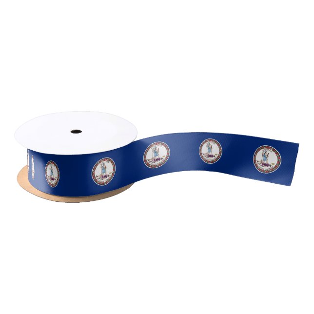 Virginia State Flag Satin Ribbon (Spool)