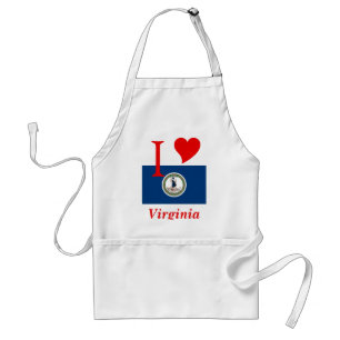 Virginia State Flag Standard Apron