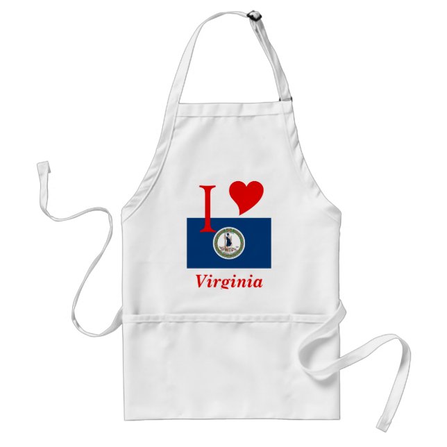 Virginia State Flag Standard Apron (Front)