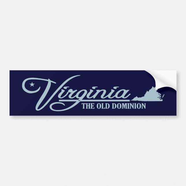 Virginia (State of Mine) Bumper Sticker (Front)