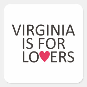 Virginia State T-shirt Virginia Home Tee Virginia Square Sticker