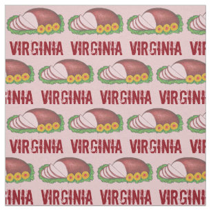 Virginia Style Cured Country Ham VA Foodie Meat Fabric