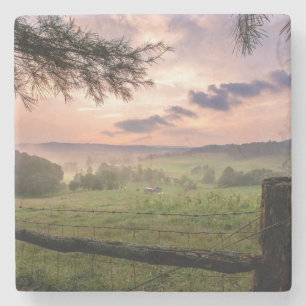 Virginia Sunset Stone Coaster