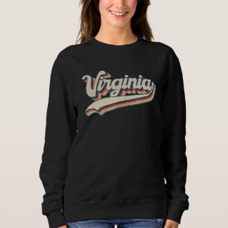 Virginia  Throwback Vintage Classic Sweatshirt