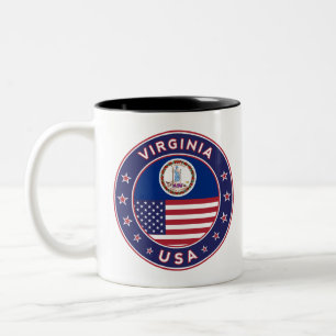 Virginia Two-Tone Coffee Mug