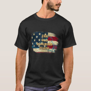 Virginia Va Us Flag Motto T-Shirt