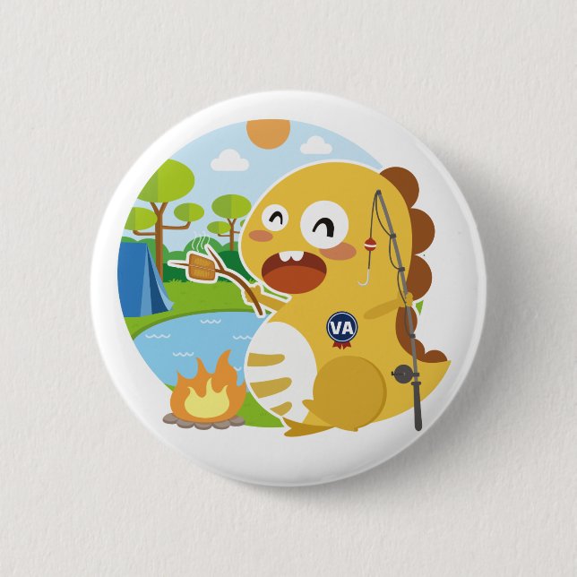 Virginia VIPKID Button (Front)