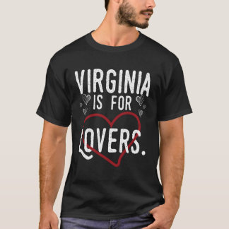 Virginia Virginia Is 4 Print T-Shirt