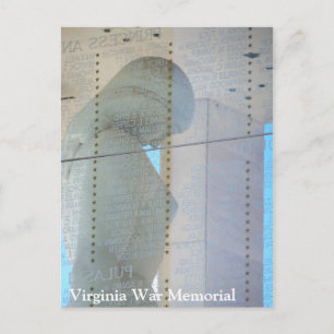 Virginia War Memorial Postcard - Richmond, Virgini