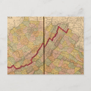 Virginia, West Virginia Postcard
