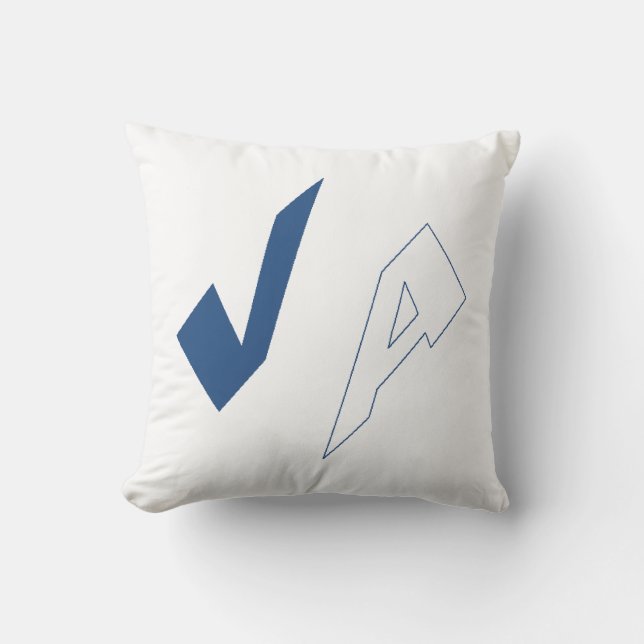 VIRGINIA white decorative cushion (Front)