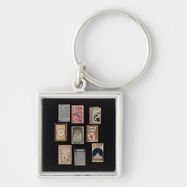 Virginia Woolf Books Key Ring (Front)