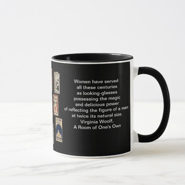 Virginia Woolf Books Mug (Right)