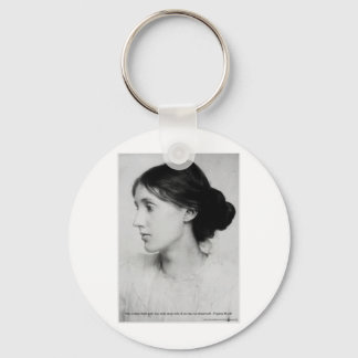 Virginia Woolf "Love Well" Love Quote Mugs & Gifts Key Ring