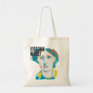 Virginia Woolf Portrait custom text | Booklovers Tote Bag