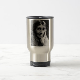 Virginia Woolf Portrait Travel Mug