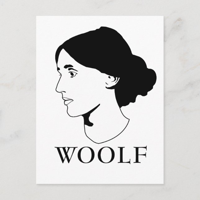 Virginia Woolf Postcard (Front)