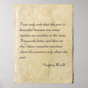 Virginia Woolf quote poster