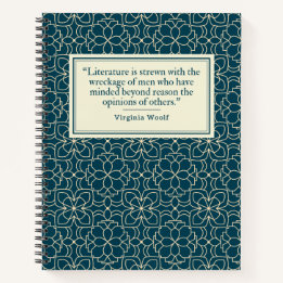 Virginia Woolf Quote Writer's Notebook