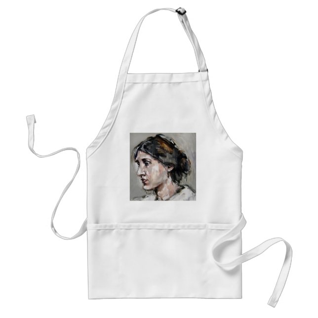 Virginia Woolf Standard Apron (Front)