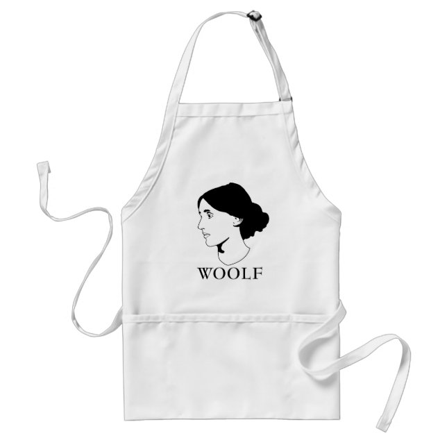 Virginia Woolf Standard Apron (Front)