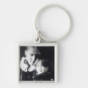 Virginia Woolf, with her mother Julia, 1884 Key Ring