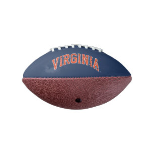 Virginia Wordmark Distressed Football