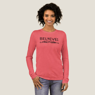 Virginia Wright Believe! Inspirational T-Shirt Tri-Blend Shirt