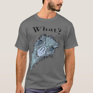Virginia Wright Emu Face Expressive Graphic TShirt