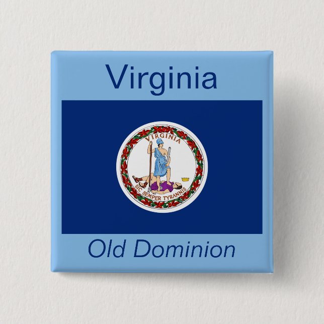 Virginian Flag Button (Front)