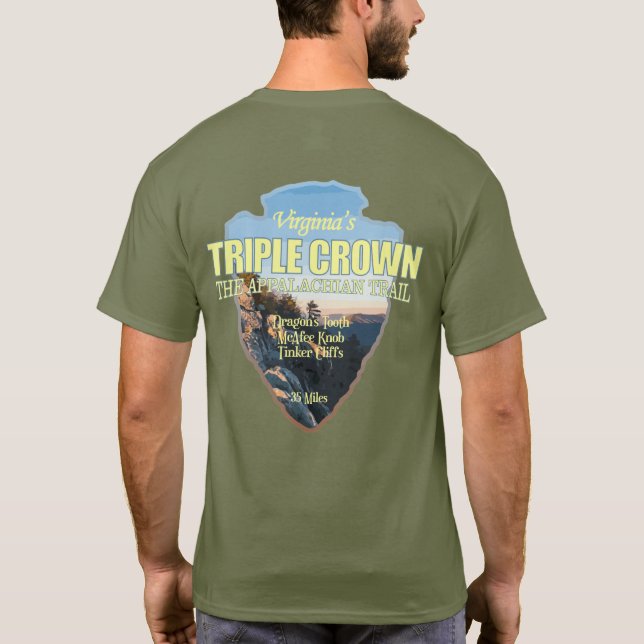 Virginia's Triple Crown (arrowhead) T-Shirt (Back)