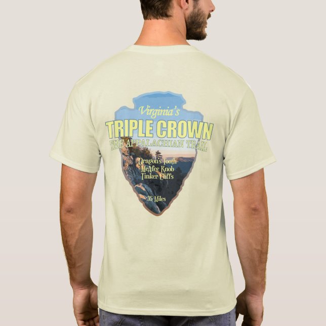 Virginia's Triple Crown (arrowhead) T-Shirt (Back)