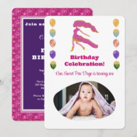 Virgo 1st Birthday Photo Impressionist Gold