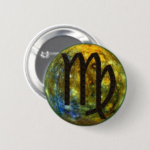 Virgo 6 Cm Round Badge