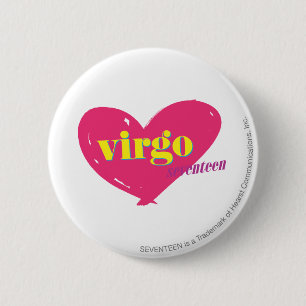 Virgo 6 Cm Round Badge