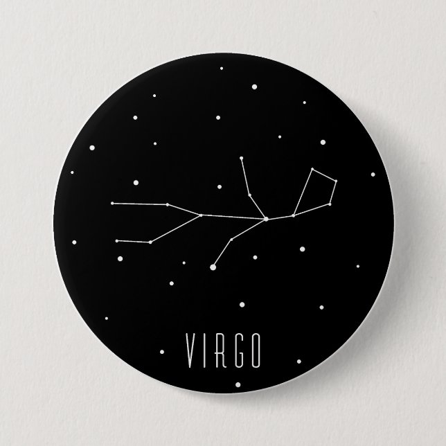 Virgo 7.5 Cm Round Badge (Front)