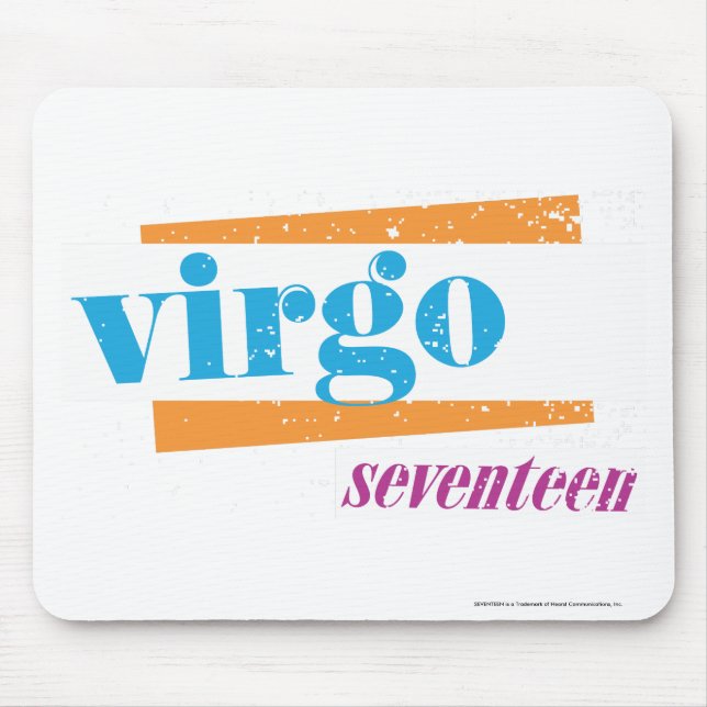 Virgo Aqua Mouse Pad (Front)