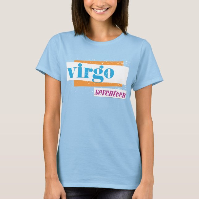 Virgo Aqua T-Shirt (Front)