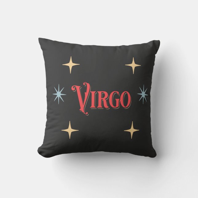 Virgo Astrological Sign  Cushion (Front)