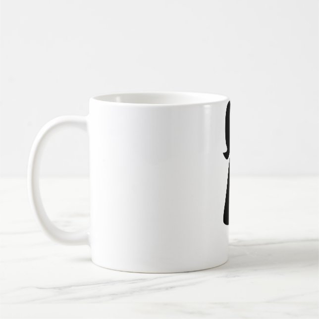 Virgo Astrological Symbol Sign 7 Coffee Mug (Left)