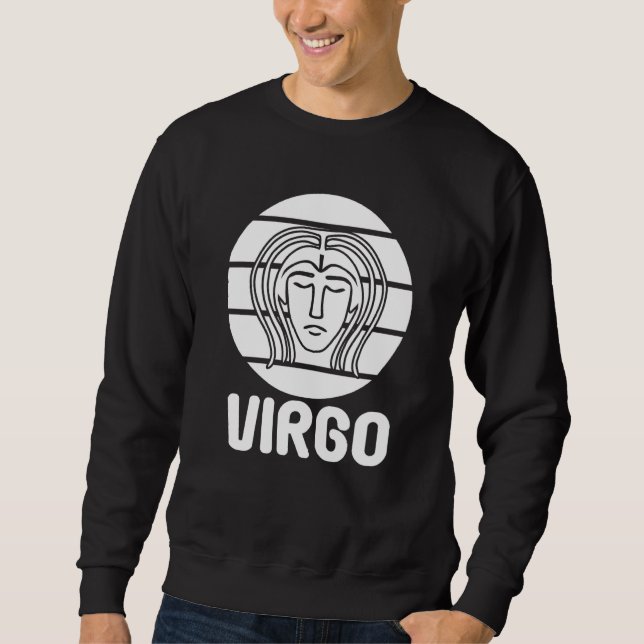 Virgo  Astrological Zodiac Sign Sweatshirt (Front)