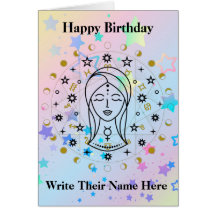 Virgo Astrology Birthday Card  Aug 23-Sept 22