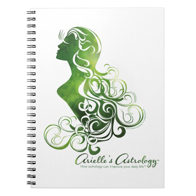 Virgo Astrology Notepad Notebook (Front)