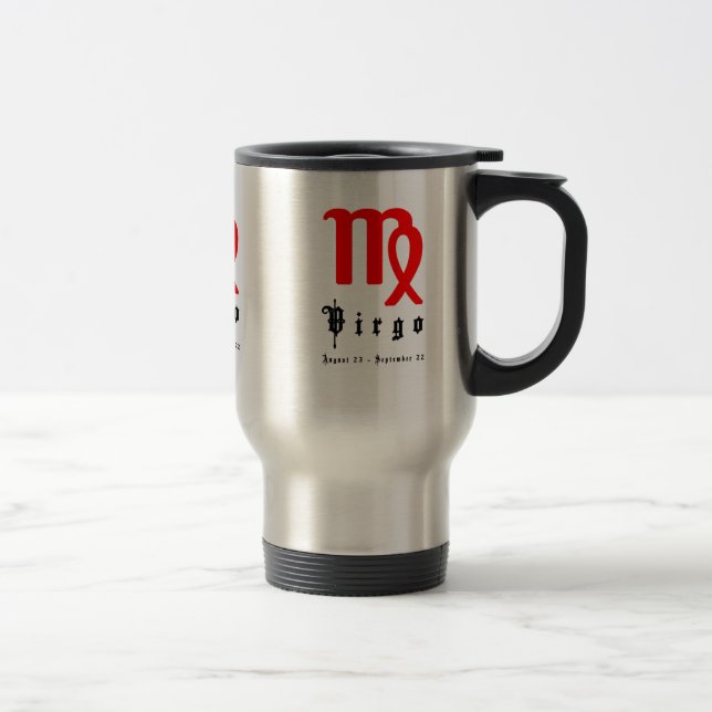 Virgo August 23 - September 22 Travel Mug (Right)