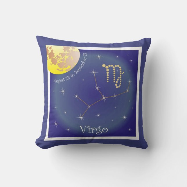 Virgo August 23 to September 23 cushions (Front)