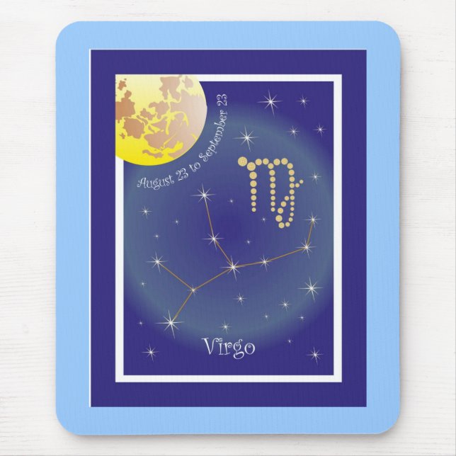 Virgo August 23 to September 23 Mauspad Mouse Pad (Front)