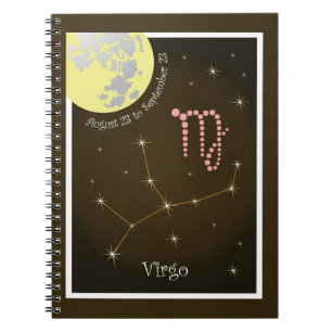 Virgo August 23 to September 23 Notizheft Spiral Notebook